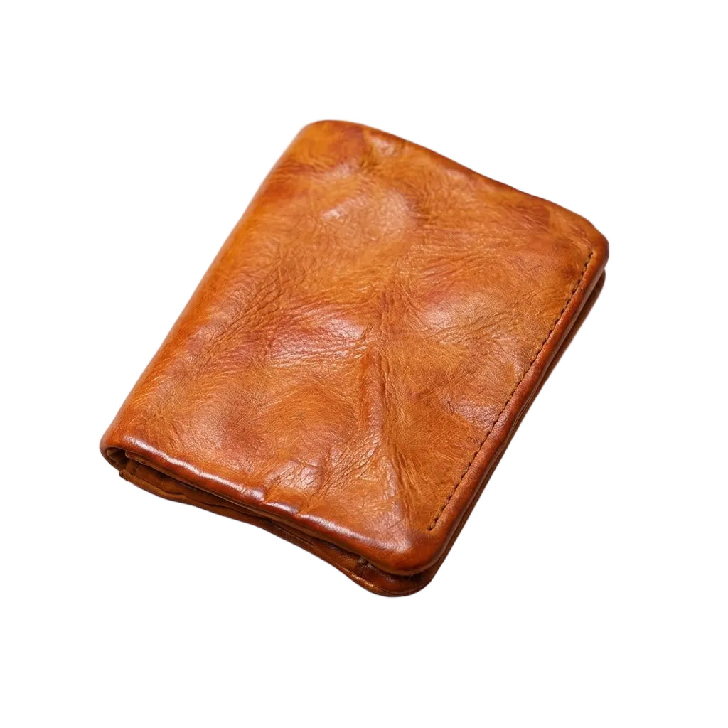 Portefeuille Cuir Tanné Végétal Homme Marron | VALMONT VALMONT