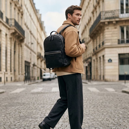 Sac à Dos Homme en Cuir Véritable "Caspian" | VALMONT VALMONT OFFICIEL