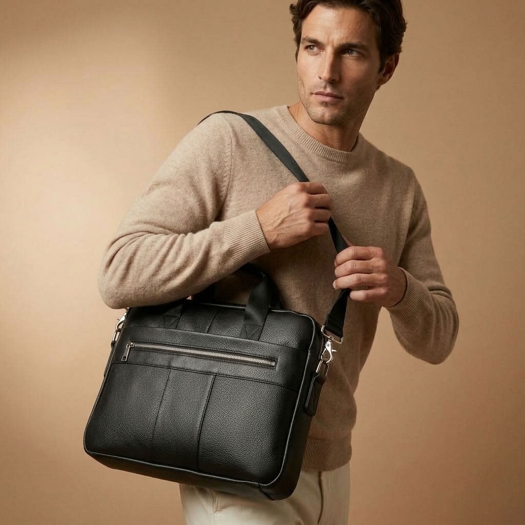 Sac ordinateur homme en cuir – Le Régent VALMONT OFFICIEL