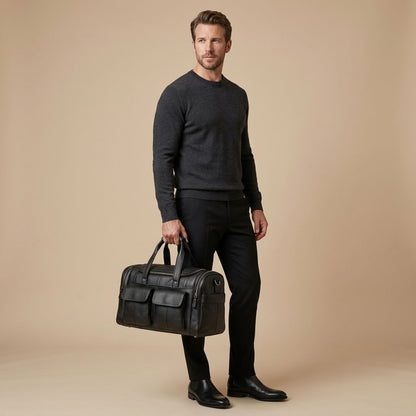 Sac de Voyage Homme en Cuir "Auguste" | VALMONT VALMONT