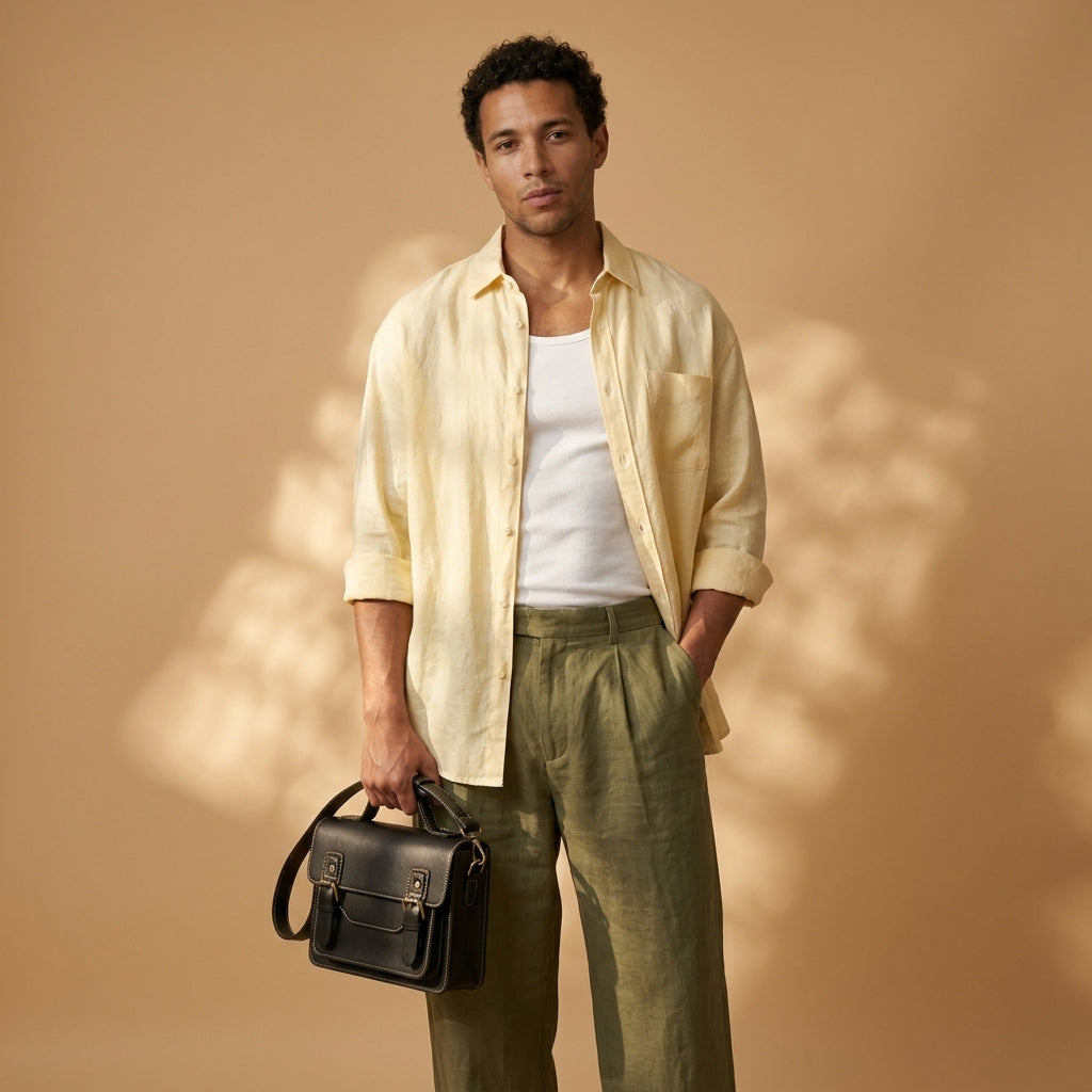 Sac. messager noir en situation Valmont