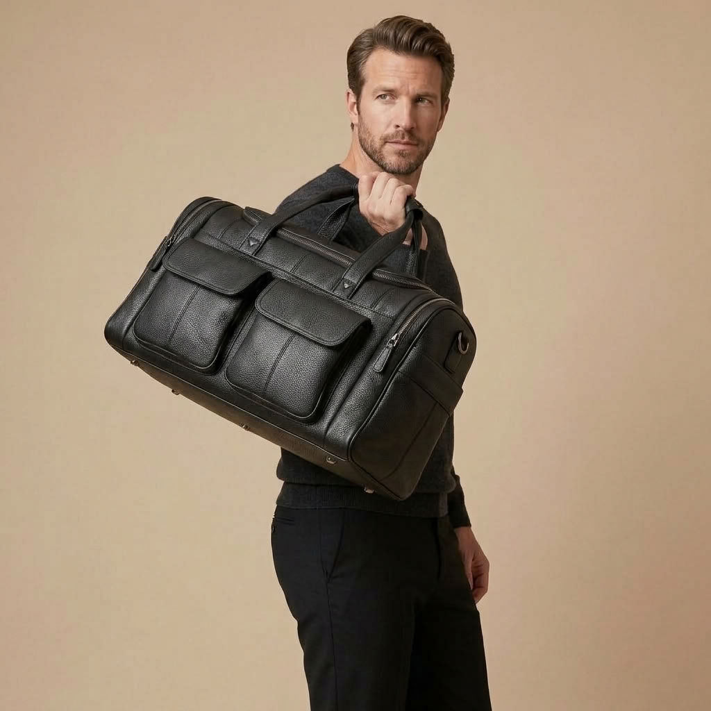 Sac de Voyage Homme en Cuir "Auguste" | VALMONT VALMONT