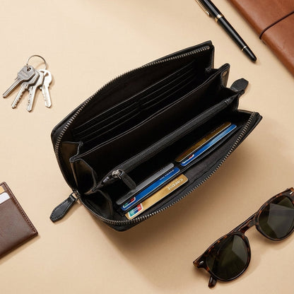 Pochette "Maîtrise" Cuir véritable homme | Valmont