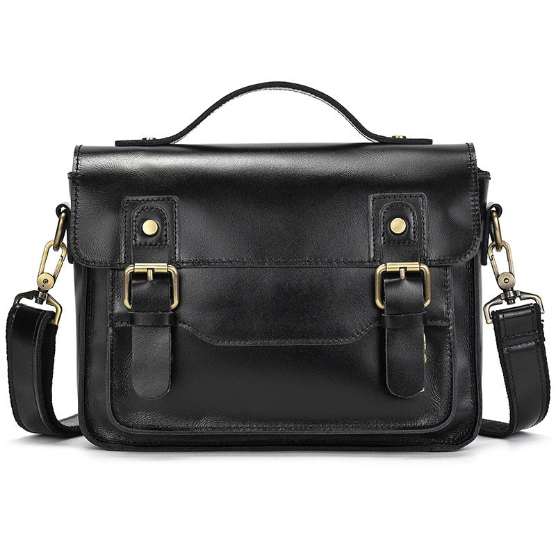 Sac Messager Rétro en Cuir Crazy Horse | VALMONT VALMONT