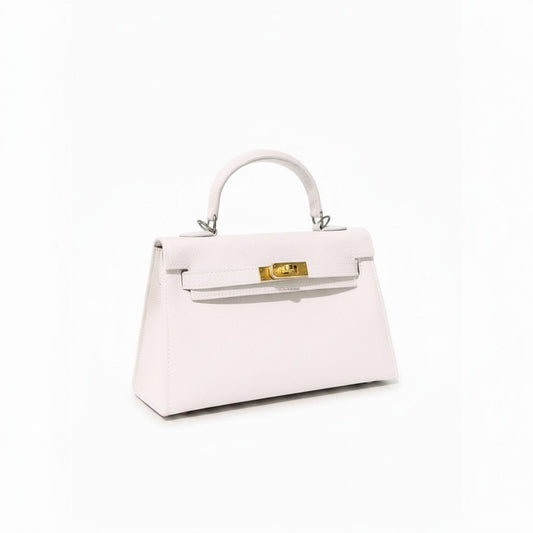 Sac à Main Trapèze en Cuir - Modèle Éclipse