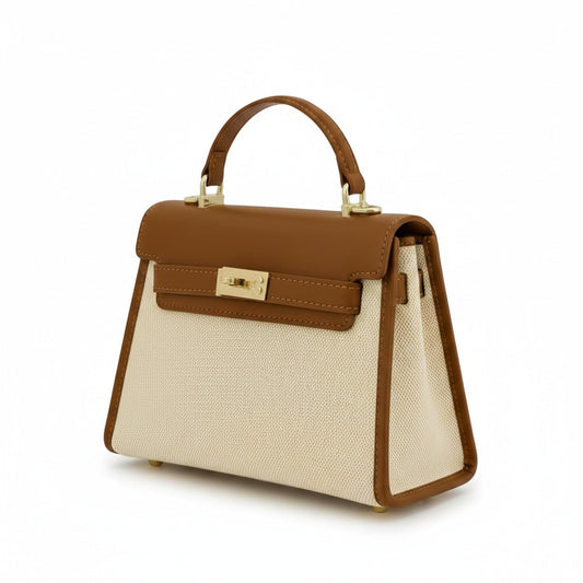 Sac à Main Trapèze en Toile - Modèle Éclipse