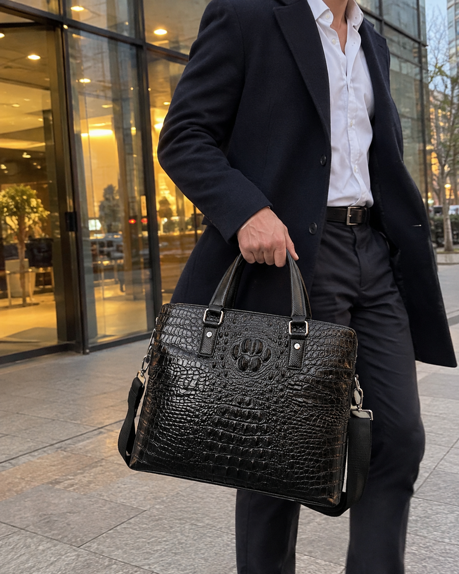 Adrien portant Porte-document Onyx