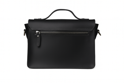 Sac Messager Rétro en Cuir Crazy Horse