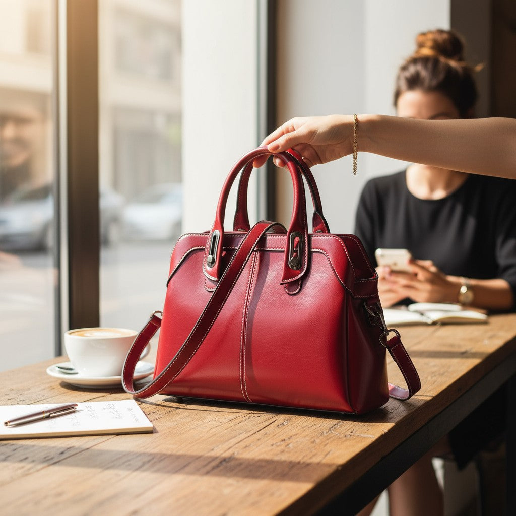 Sac à Main Valmont Élégance – Cuir Véritable