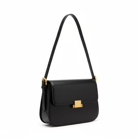 Sac Épaule Valmont Tofu – Cuir Véritable Femme