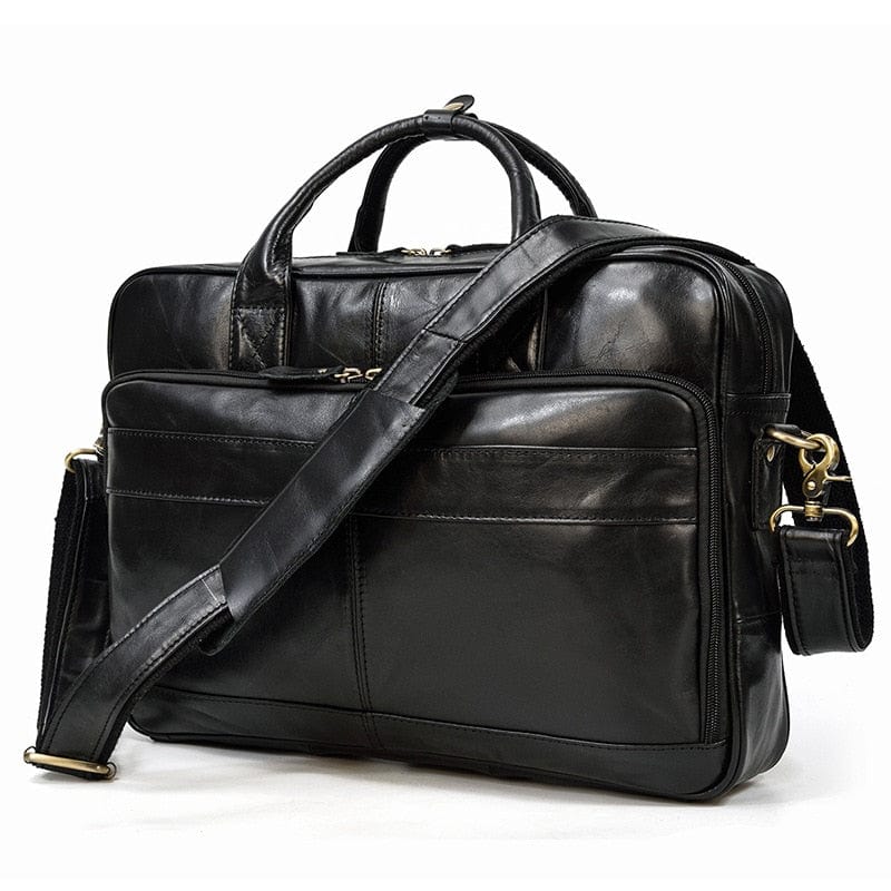 Cartable ordinateur homme en cuir – Le Chancelier VALMONT