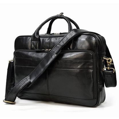 Cartable ordinateur homme en cuir – Le Chancelier VALMONT