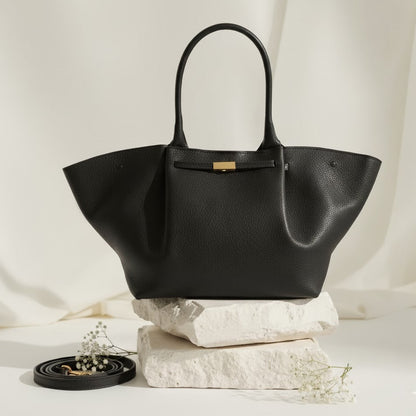 Sac Cabas Valmont Ailé – Cuir Souple Grande Capacité