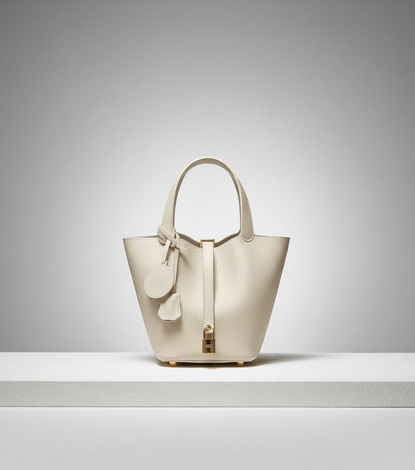 Sac Seau Lysa – Fourre-Tout en Cuir Véritable