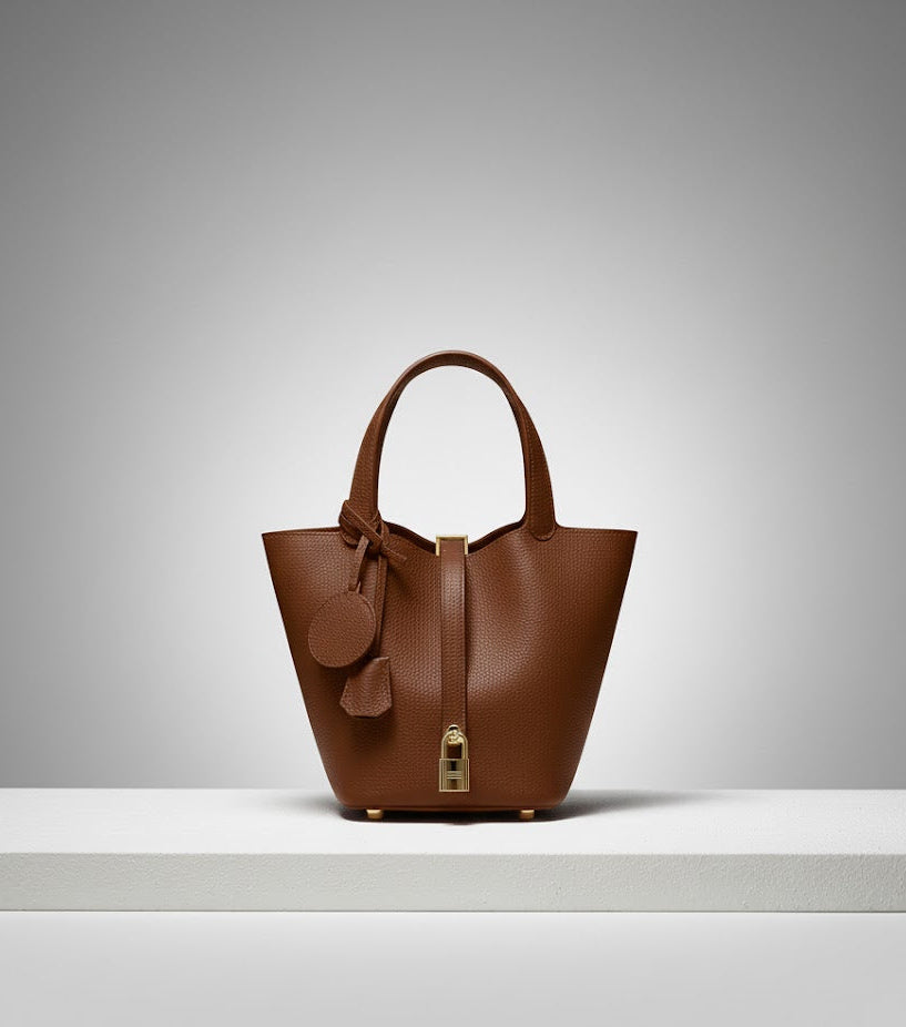 Sac Seau Lysa – Fourre-Tout en Cuir Véritable