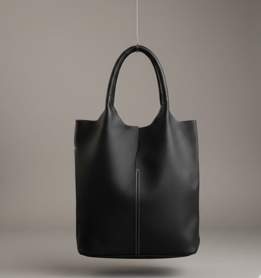 Sac Cabas Le Alma  VALMONT– Grand Sac Fourre-Tout en Cuir Véritable