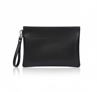 Pochette Valmont Enveloppe – Cuir d’Agneau Véritable