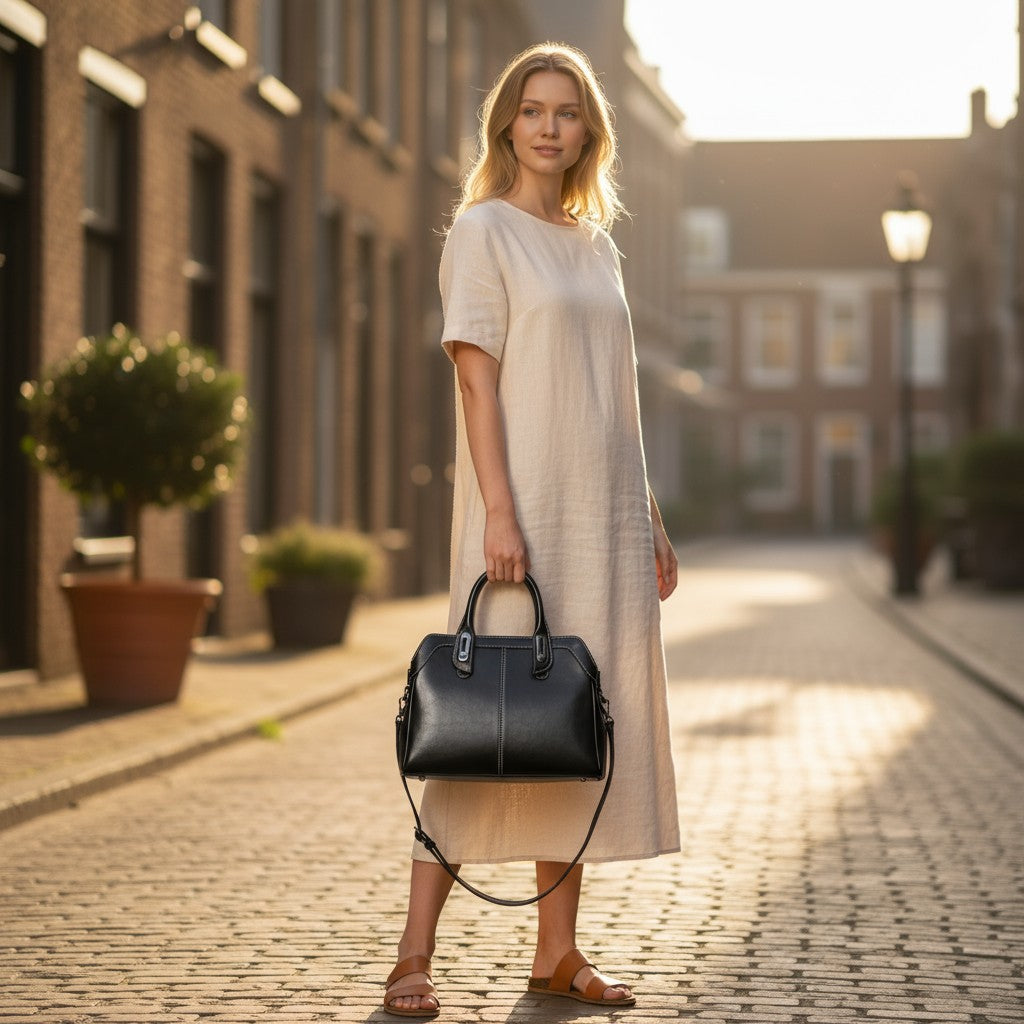 Sac à Main Valmont Élégance – Cuir Véritable